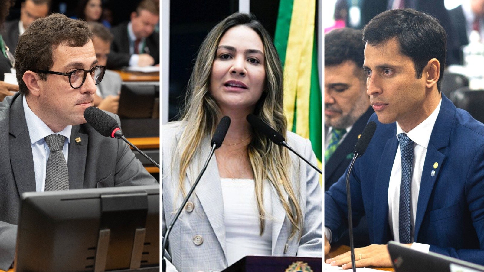 Os deputados Duarte e Gervásio Maia e a senadora Ana Paula Lobato representam o PSB na CPMI dos atos antidemocráticos
